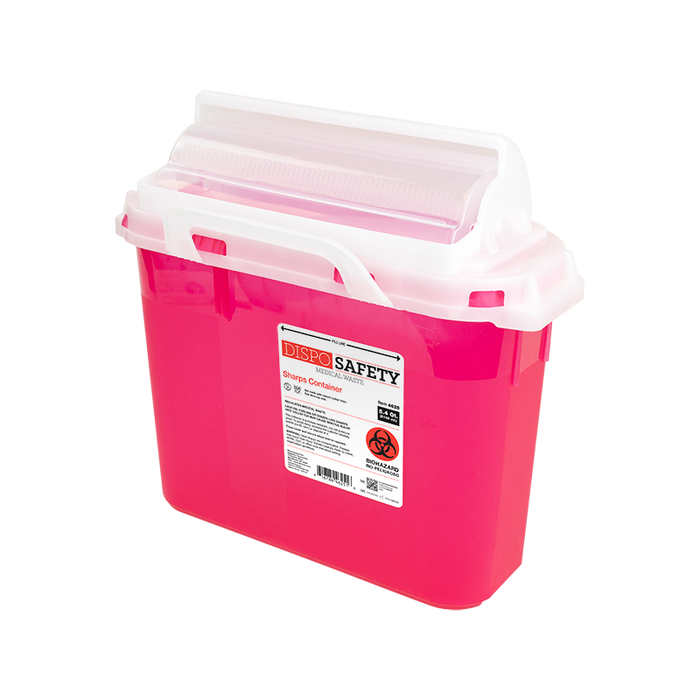 Dynarex 4625 Sharps Containers, 5.4 qt.