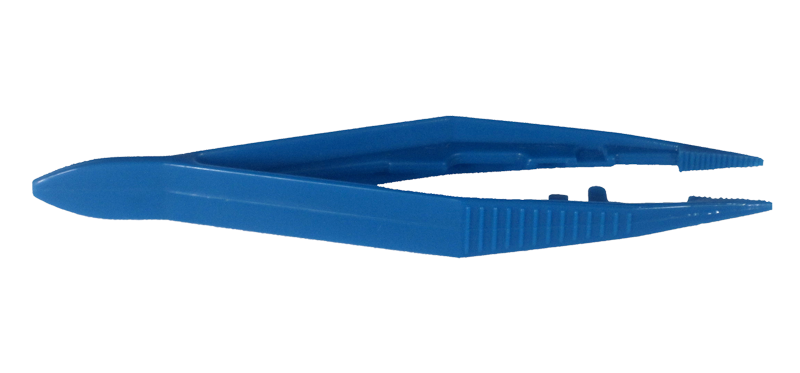 Dynarex 4917 Plastic Thumb Forceps Bulk, 4.25"
