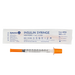 Dynarex 6946 Insulin Syringe - Non-Toxic - Individual Wrapped, 28G, 1/2" Needle, 1 cc