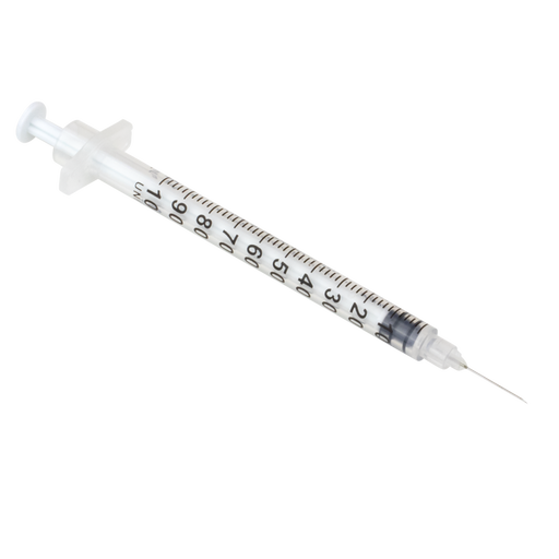 Dynarex 6949 Insulin Syringe - Non-Toxic - Individual Wrapped, 31G, 5/16" Needle, 1 cc
