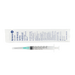 Dynarex 6997 Syringe - Non-Safety with Needle - Luer Lock, 21G, 1" Needle, 3 cc