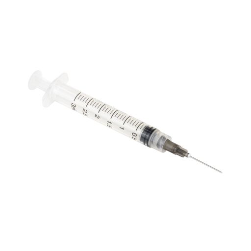Dynarex 7014 Syringe - Non-Safety with Needle - Luer Lock, 22G, 1" Needle, 10 cc