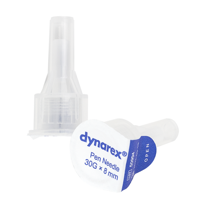 Dynarex 7026 Pen Needles, 30G, 8 mm