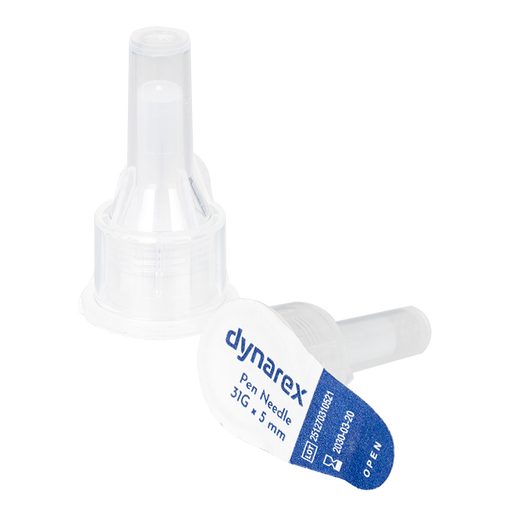 Dynarex 7027 Pen Needles, 31G, 5 mm