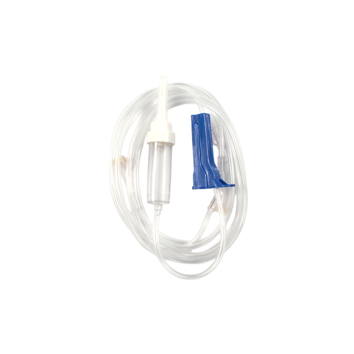 Dynarex 7037 IV Administration Set - 15 Drop, 92", 2 Injection Sites