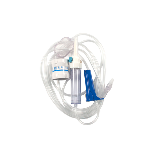 Dynarex 7049 IV Administration Set - 20 Drop w/ Regulator, 92", 1 Injection Site w/ 0.2µm