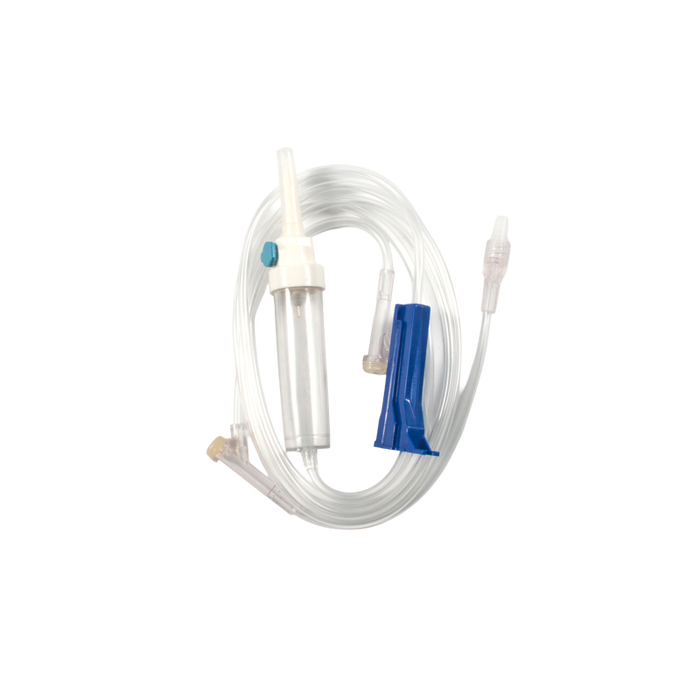 Dynarex 7052 IV Administration Set - 60 Drop, 78", 2 Injection Sites