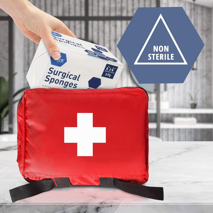 MedPride Gauze Sponges – Non-Sterile – 4” x 4” – 8 Ply – 4,000 Total (20 Packs of 200)