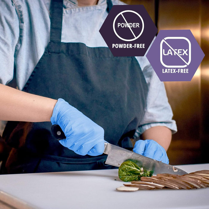 MedPride Chemotherapy-Rated 5 Mil Synthetic Vinyl Exam Gloves, Powder-Free, Non-Sterile – Case of 1,000 (10 Boxes of 100)