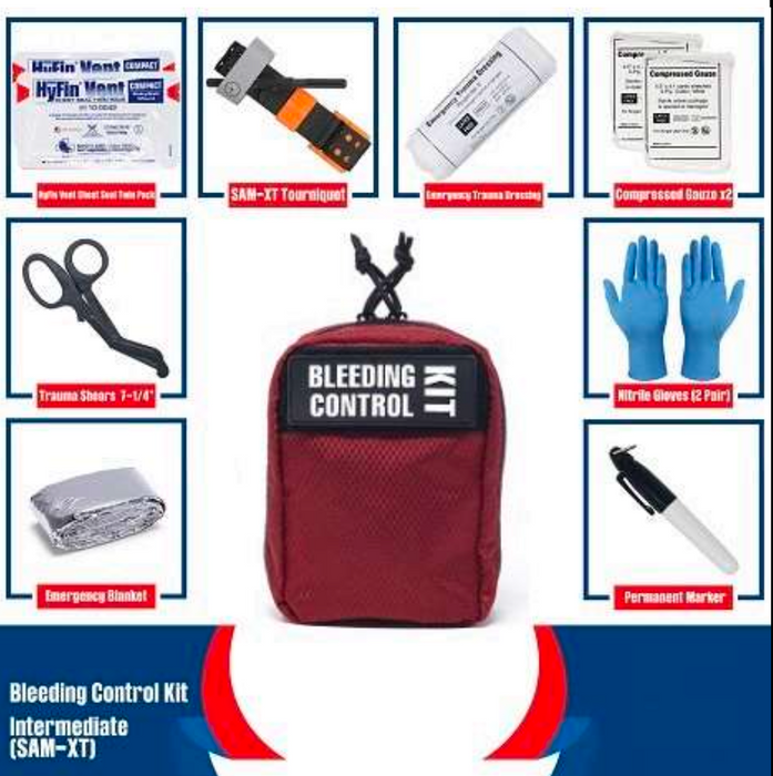 Bleeding Control Kit Intermediate SAMXT Tourniquet