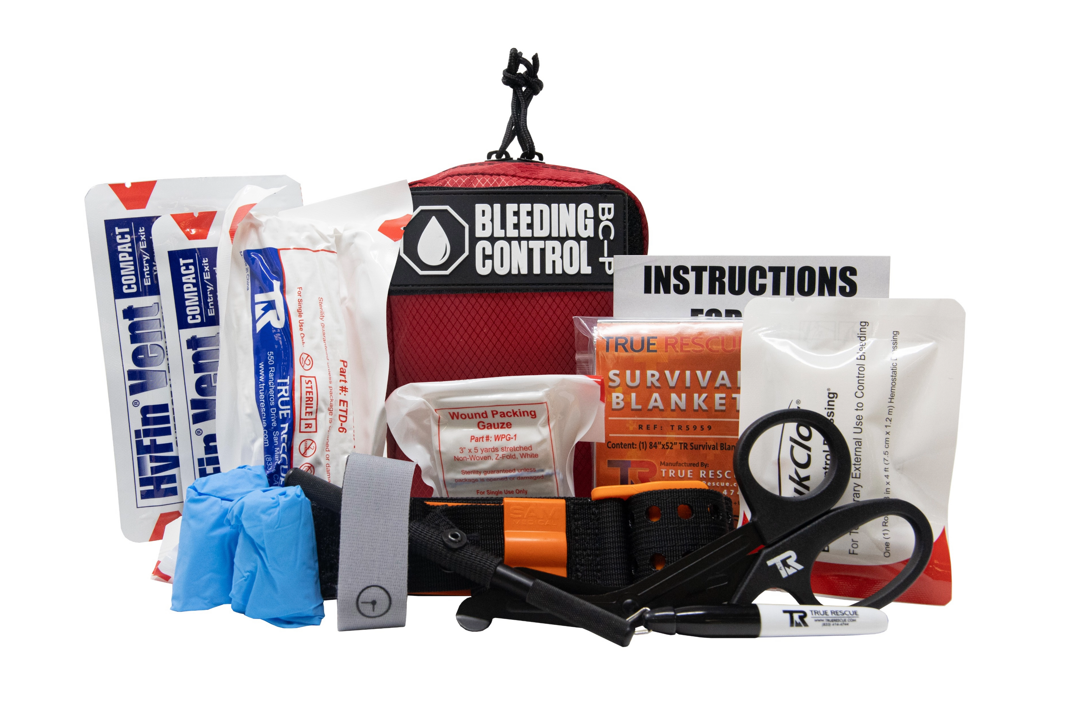 Bleeding Control Kit Premium (QuikClot) CAT Tourniquet — Equipment ...