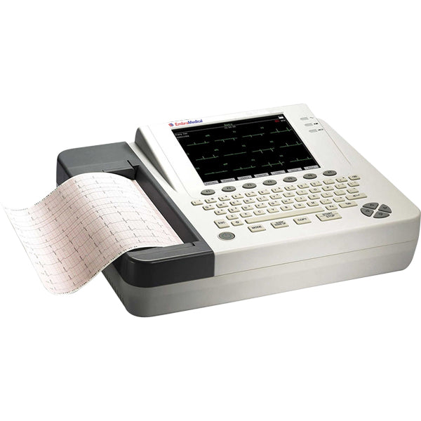 Embra E-12 12-Lead ECG Machine with Thermal Printer