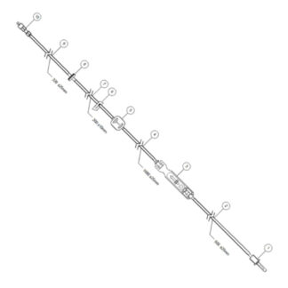 Eitan Sapphire AP402 Epidural Yellow-Marked Microbore Infusion Set 12004-000-0004 – Case of 30
