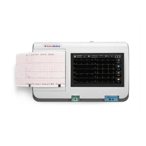 Embra E-30 Portable 12-Lead ECG Machine — Optional Wi-Fi