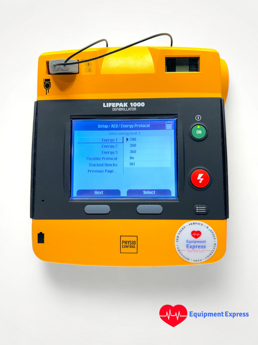 Lifepak 1000 Defibrillator (Graphical/ECG) - Recertified