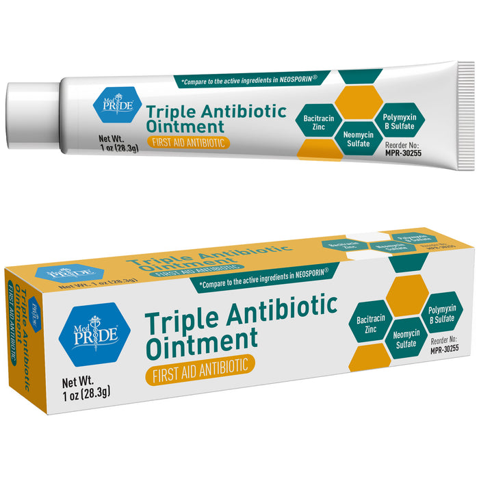 Triple Antibiotic Ointment – 1 oz Tubes – Individually Boxed