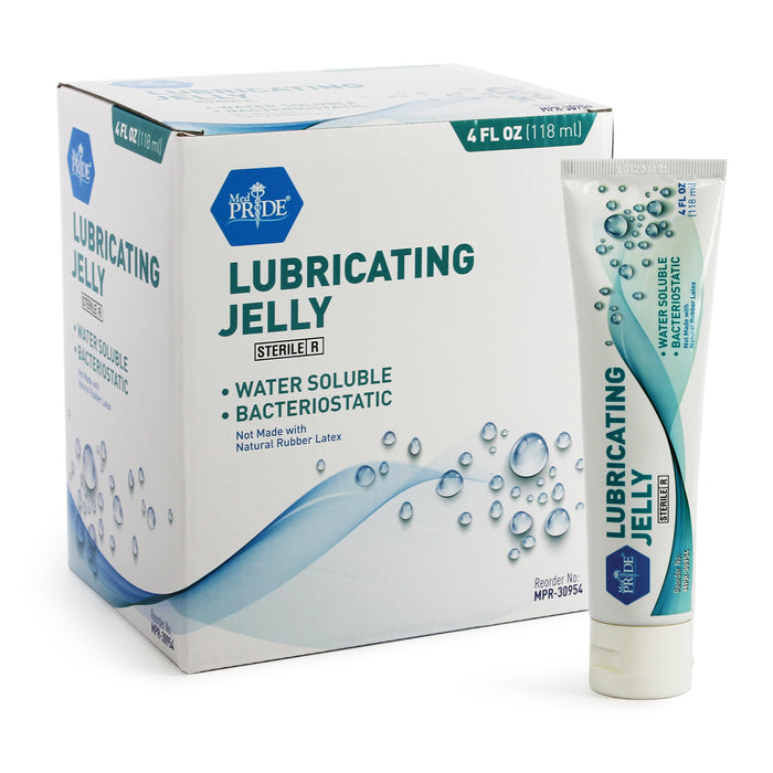 Lubricating Jelly – 4 oz Tubes, 6 Boxes of 12 (72/Case)
