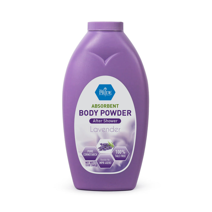 Body Powder with Seal – Lavender Bottle, 13 oz