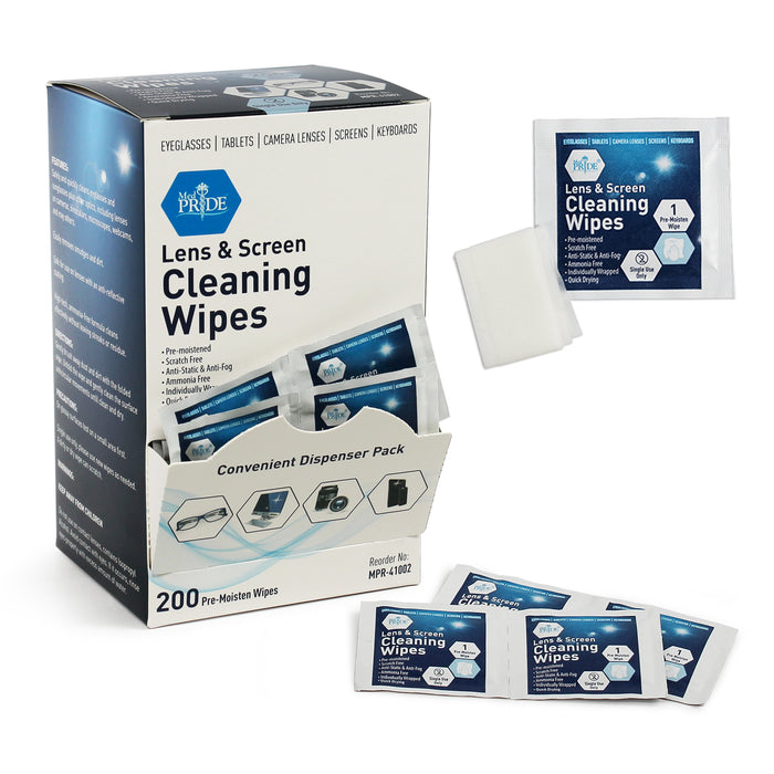 Lens Cleaning Wipes 600 Count