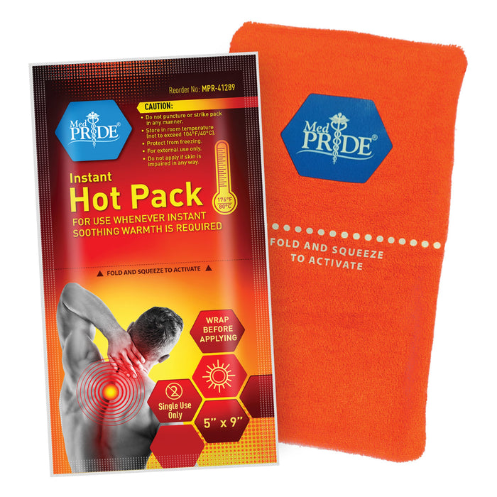 Med Pride Instant Hot Pack with packaging on a white background
