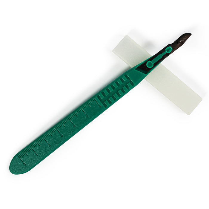 Disposable Scalpels – Stainless Steel, Sterile, Size #15 (100 Count)