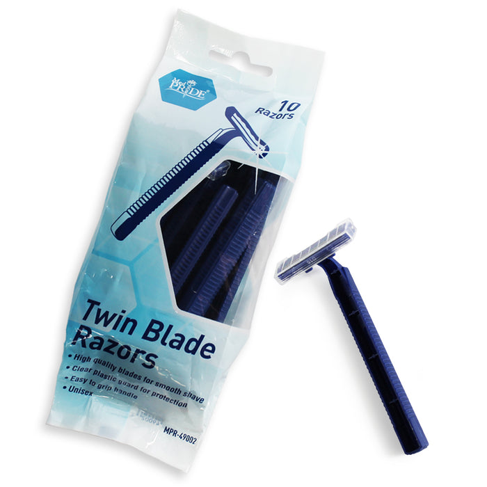 Twin Blade Razors – 30 Boxes of 10 (300 Count/Case)