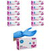 Multiple boxes of Prima Nitrile Gloves with a single glove displayed in front on a white background.