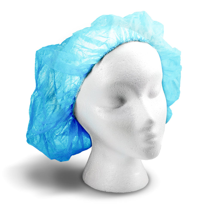 Nurse Caps – 21" – Blue – 500/Case (5 Bags of 100)