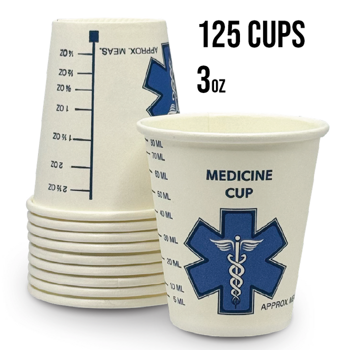 Graduated Paper Medicine Cup 3oz