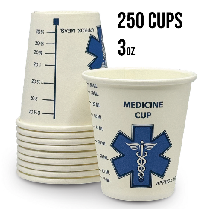 Graduated Paper Medicine Cup 3oz