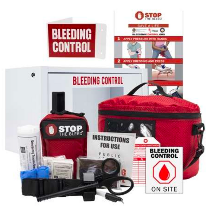 Stop The Bleed Business Bundle With Cabinet (4 Kits) CAT