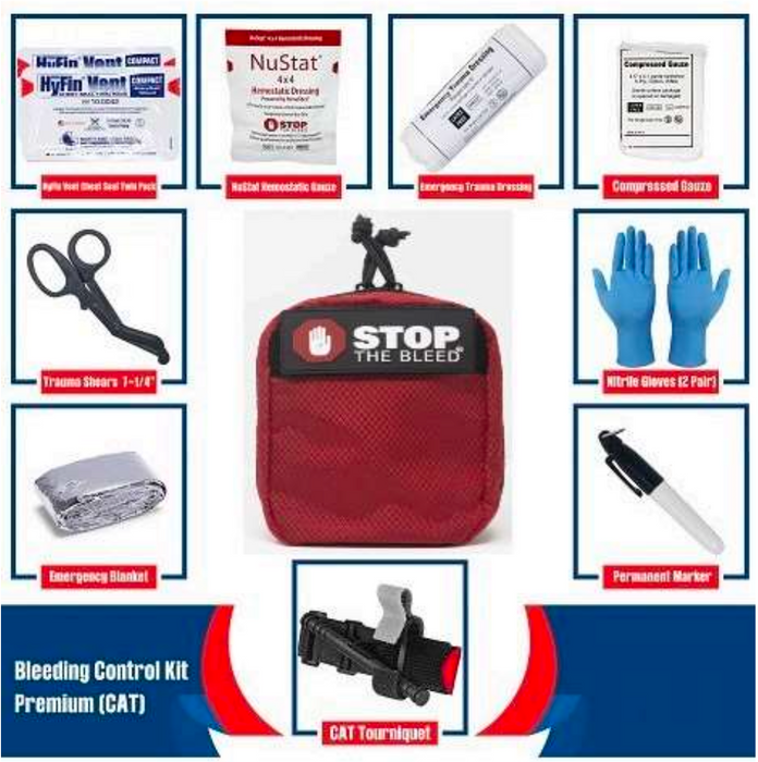Stop The Bleed Premium CAT Tourniquet with (NuStat)