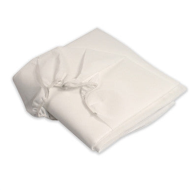 Dynarex 3515 Heavy Duty Cot Sheet w/elastic, 30" x 71", White