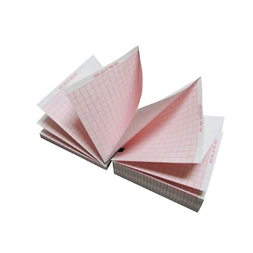 Embra E-18 Z-Fold ECG Paper — 215 × 280 mm, 10 Packs