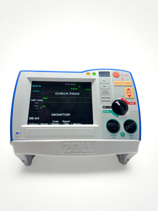 ZOLL SERIE R ALS CON MARCAPASOS, MASIMO SPO2, NIBP, ECG, ETCO2