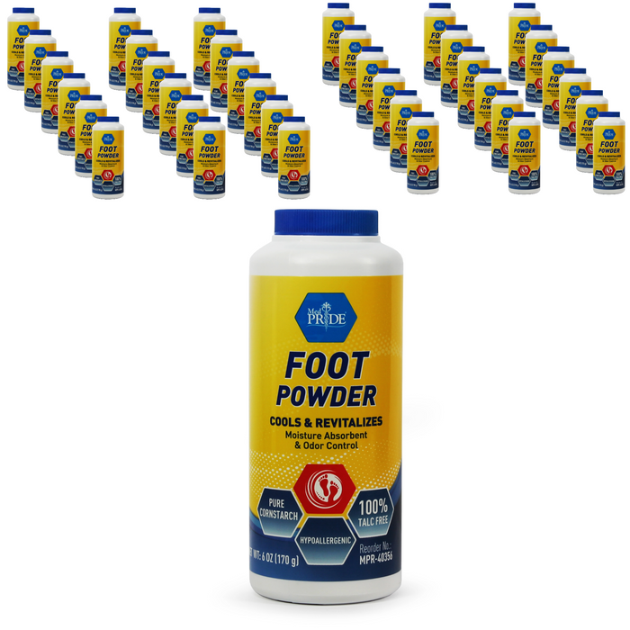 Foot Powder with Seal – 6 oz Bottles