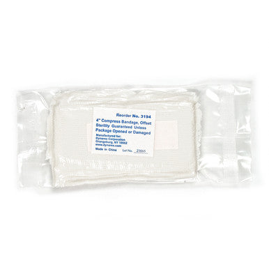 Dynarex 3194 Compress Bandage, 4"